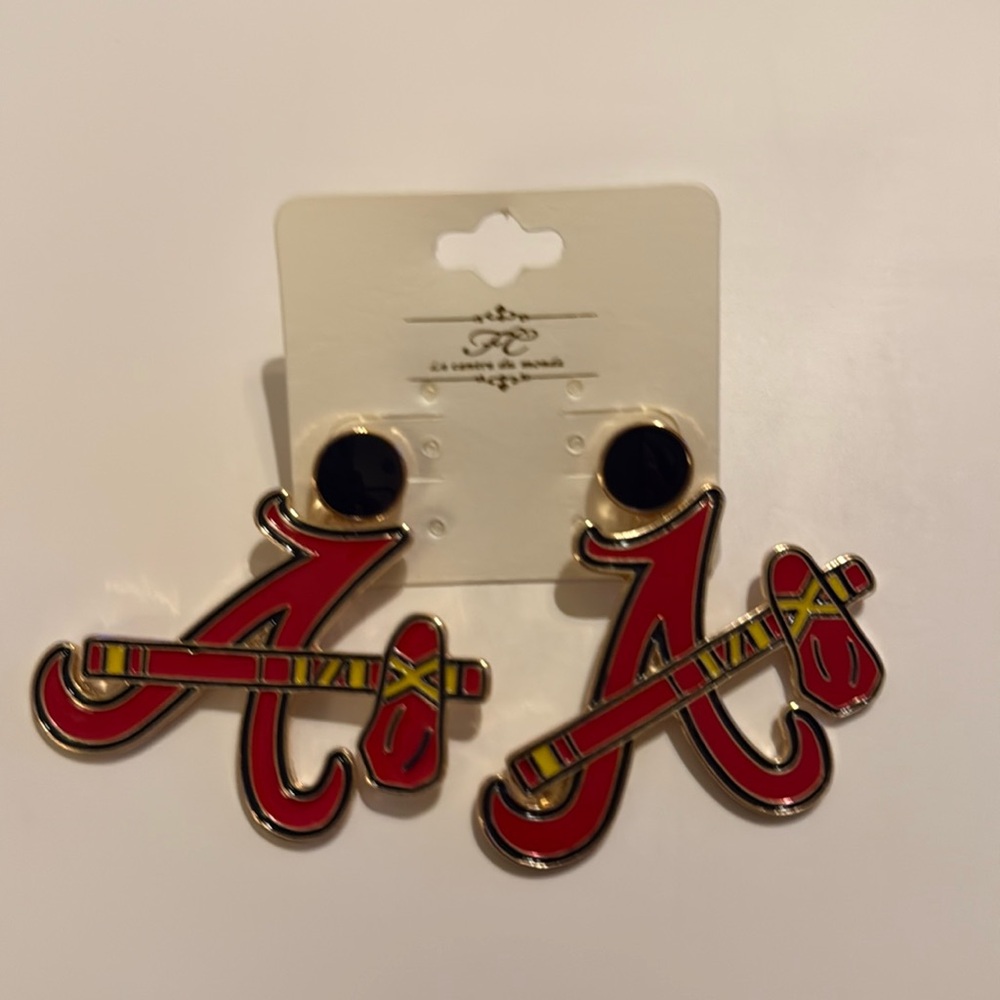 NWT Atlanta Braves Earrings